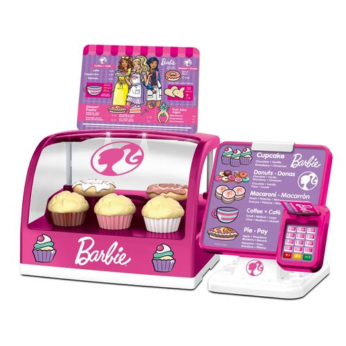 Muñeca Barbie set cafetería