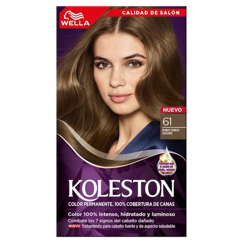Tinte Koleston tono rubio cenizo oscuro 61 -1 Ud
