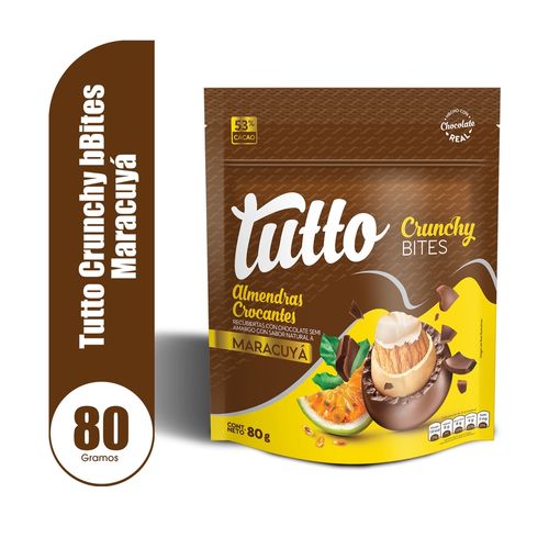 Chocolate Tutto relleno de almendras con sabor a maracuyá - 80 g