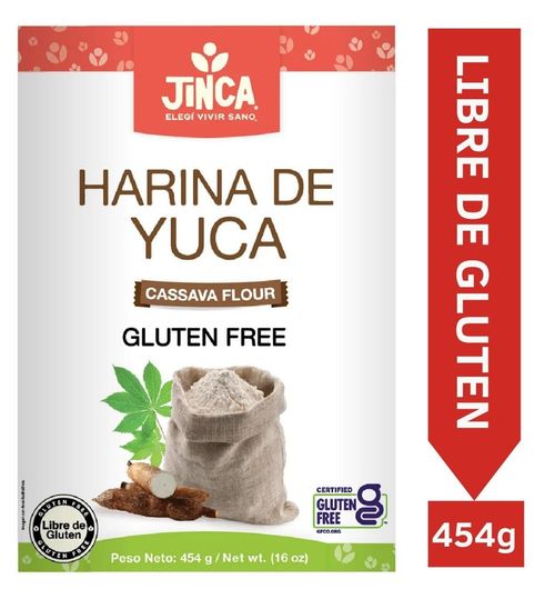 Harina Jinca Foods de yuca sin gluten - 454 g