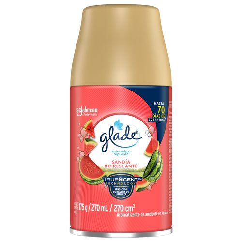 Aromatizante Glade Automático Sandía 1 repuesto 175g