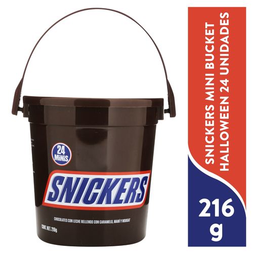 Snickers Bucket Hallowee 24 Piezas 216gr
