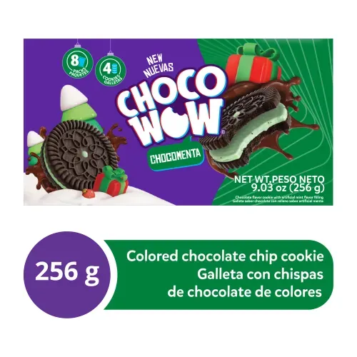 Galleta Chocowow Navidad Rellena - 370 g