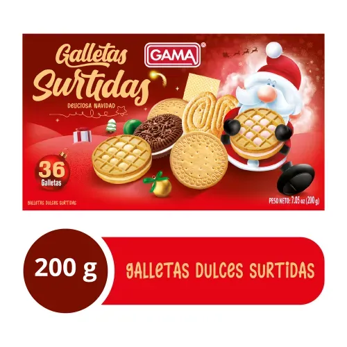 Galleta Gama surtida navideña - 200 g