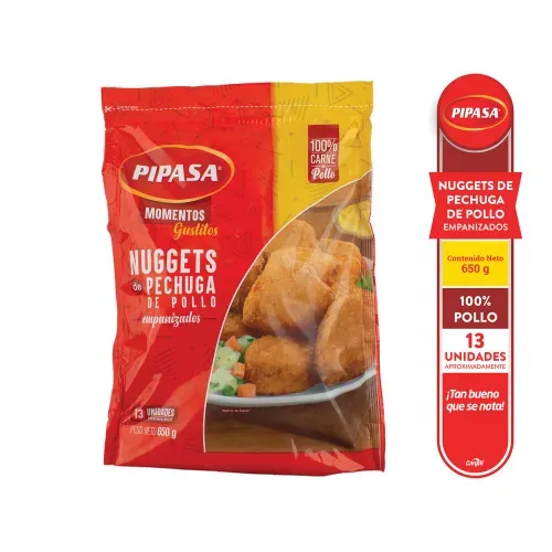 Nuggets Pipasa pechuga de pollo - 650 g