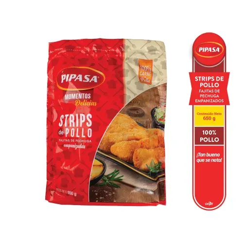 Fajitas de Pechuga Pipasa Congelada - 650 g