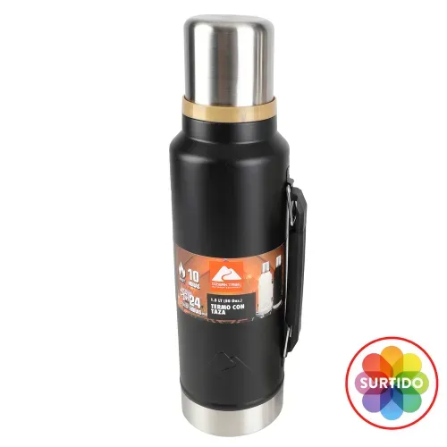 Termo Ozark Trail con taza color surtido con capacidad de 1.5 L - 50 oz