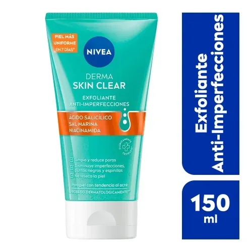 Gel Exfoliante Nivea Derma Skin Clear- Acné 150ml