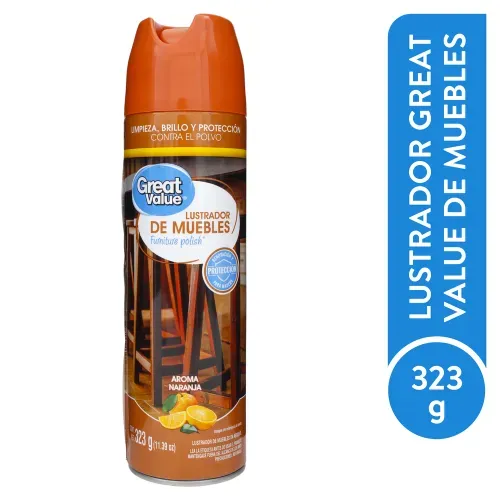 Lustrador Great Value De Muebles - 323 g