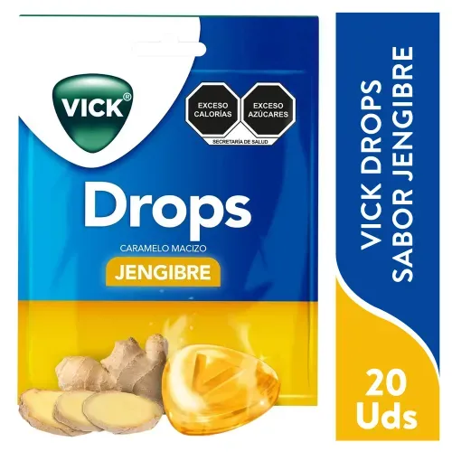 Vick Drops Jengibre 20unea