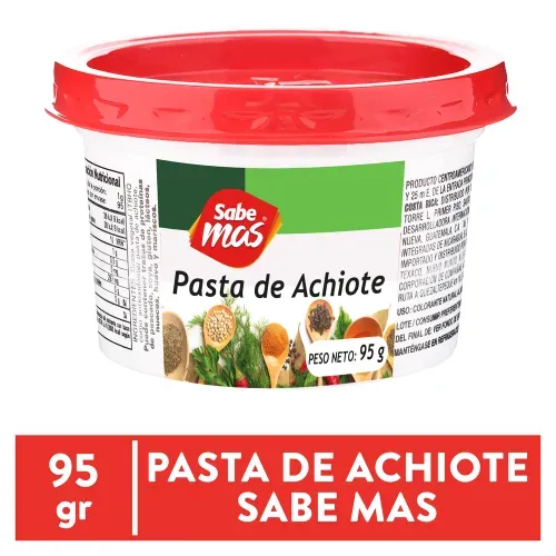 Achiote Sabemas En Pasta - 95 g