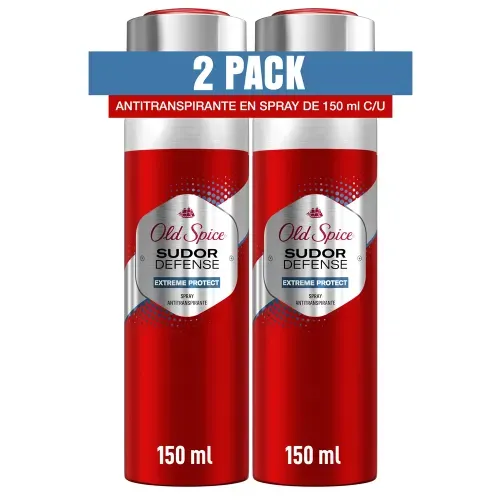 Spray Antitranspirante Old Spice Extreme Protect 93 g / 150 ml X 2 Unidades