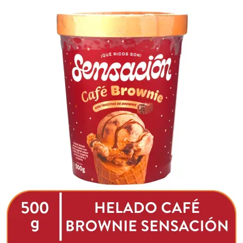 Helado Sensa Cafe Choc Brownie 500 g