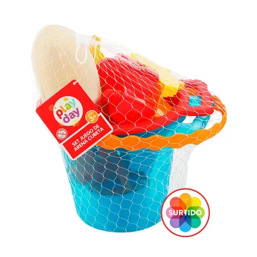 Cubo de arena de playa Play Day