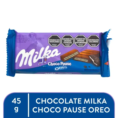 Chocolate Pause Milka Oreo 45g