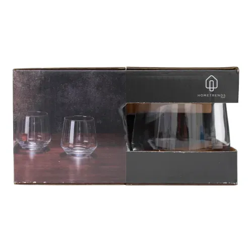 Ht Set De 4 Vasos De Vidrio 360ml