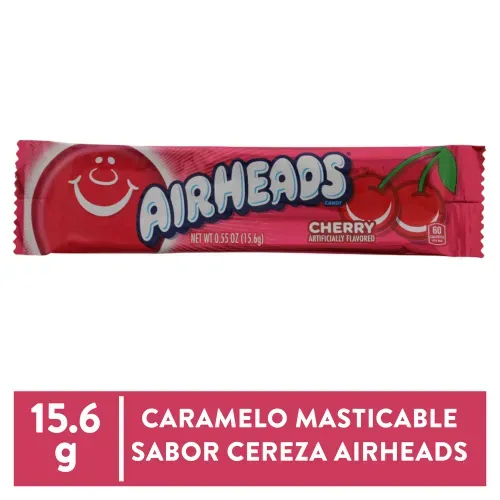 Caramelo Airheads Cereza 15.60 Gr