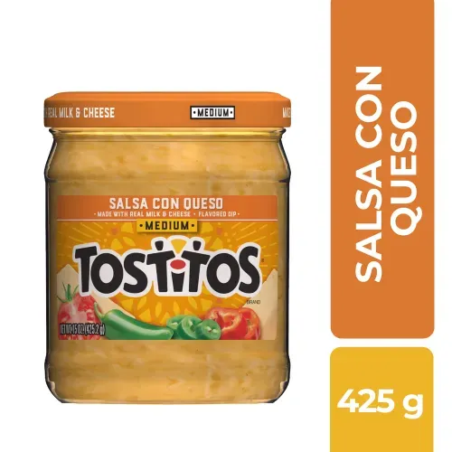 Salsa Tostitos con Queso Medium Jalapeño - 425 g