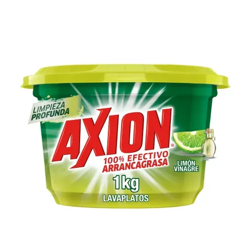 Lavaplatos Axion Limon Vinagre Pasta - 1kg