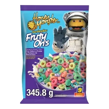 Cereal Quaker Honey Monster Marshmallow Fruty - 345.8 g