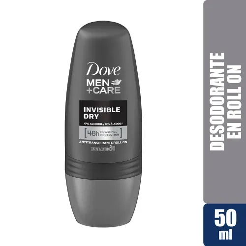 Desodorante Dove Men+Care Invisible Dry Roll On - 50 ml