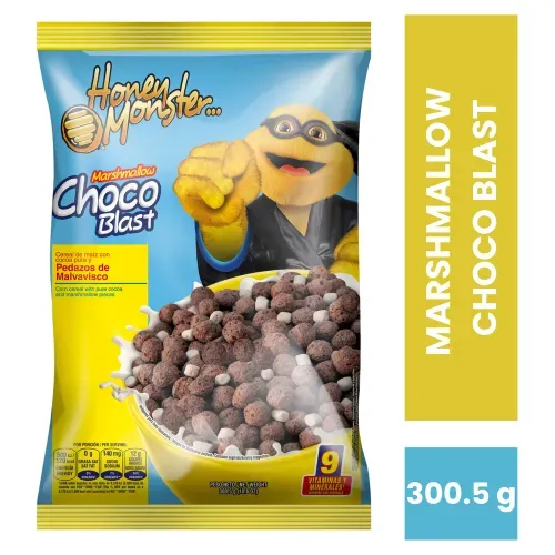 Cereal Quaker Honey Monster Choco blast con marshmallow - 300.5 g