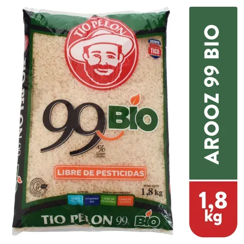 Arroz Tío Pelón bio 99% grano entero - 1800 g