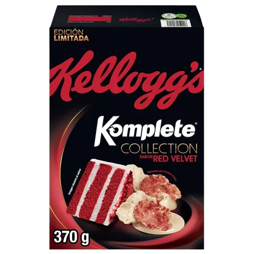 Cereal Kelloggs Komplete Sabor Red Velvet - 370 g