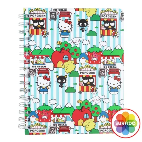Agenda Hello Kitty de resortes -100 hojas