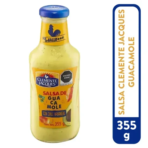 Salsa Guacamole Habanero Clemente 355g