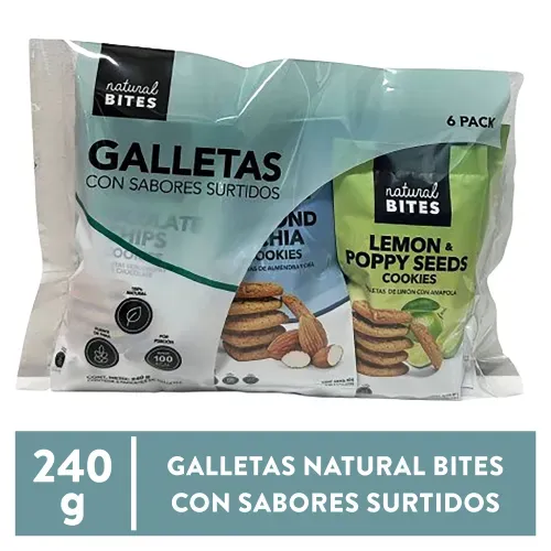 Nat Bites Pack Galleta 240g
