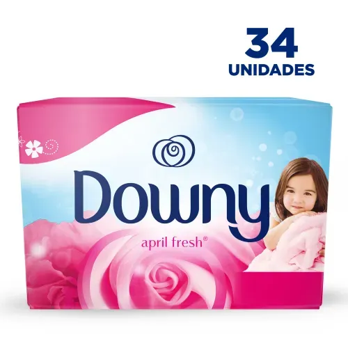 Hojas para Secadora Downy April Fresh - 34 uds