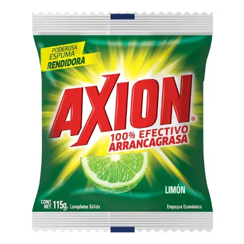 Lavaplatos Jabón Axion Limón Disco Arrancagrasa - 115 g