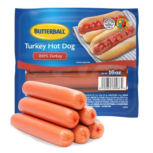 Salchicha Pavo Hot Dog Butterball 454g