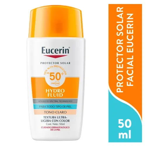 Bloq Face Eucerin Hydrofluid Claro 50ml