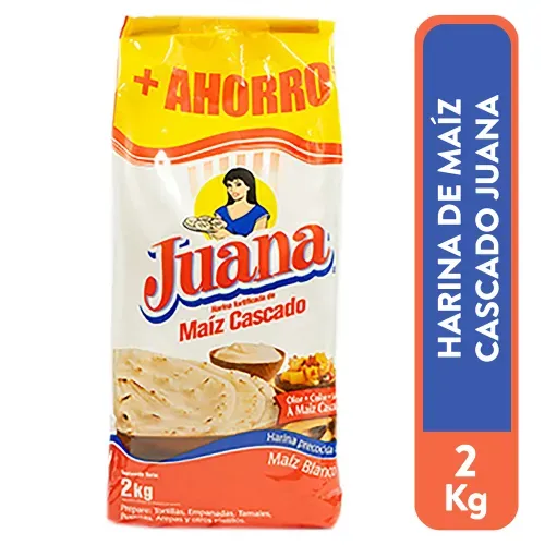 Harina Juana De Maíz Precocido Blanco - 2kg