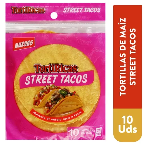 Tortillas Tortiricas street tacos - 150 g