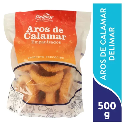 Aros Calamar Empaniza Delimar 500 Gr Ea