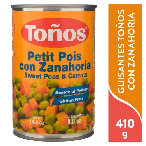 Guisante Con Zanahoria Tonos 410 Gr