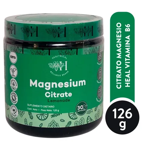 Citrato Magnesio Heal Vit B6 120 g
