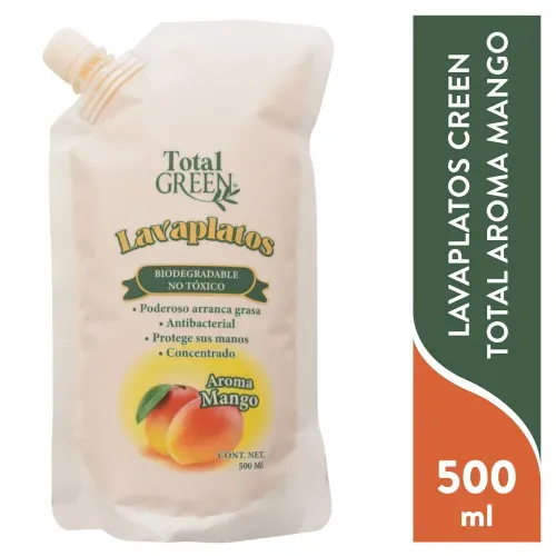 Lavaplatos Totalgreen liquido mango - 500 ml