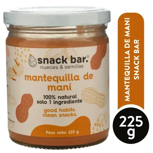 Mantequilla De Mani Snackbar 225g