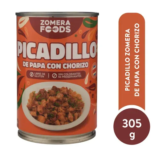 Picadillo Papa Chorizo Zomera Lata 305 g