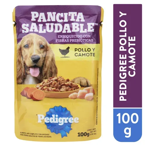 Pedig Pouche Panc Sal Pollo Camote 100g