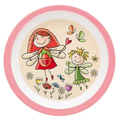Vajillas Mainstays Kids Ms Plato Plano Infantil 8 5 Diseno Nina