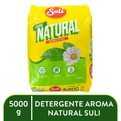 Detergente Suli En Polvo Aroma Natural - 5000 g