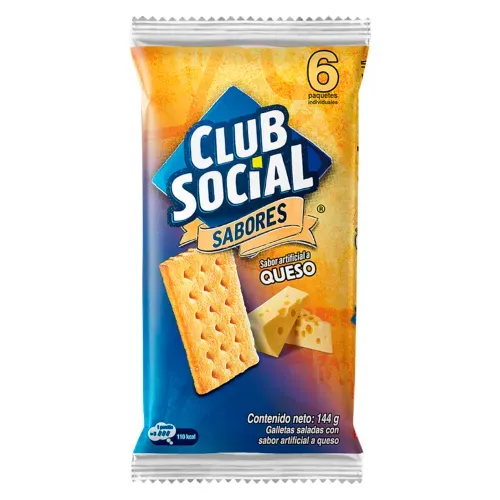 Galleta Club Social Queso 144 Gr