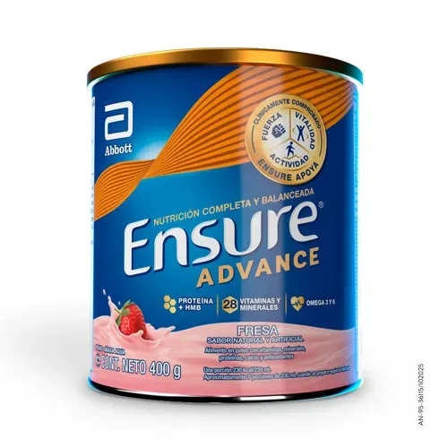 Complemento Ensure Advance fresa - 400 g