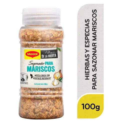 Sazonador Maggi De La Huerta para Mariscos Frasco - 100 g