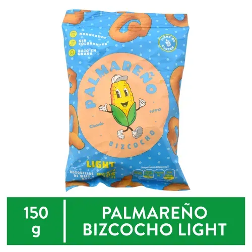 Bizcocho Palmareño De Maíz Y Queso Light - 100g